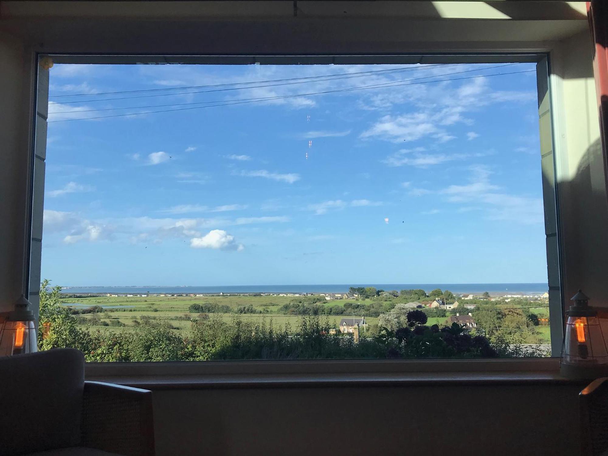 Maison De Charme Vue Sur Mer Pour 6 Pers Quinéville Zewnętrze zdjęcie