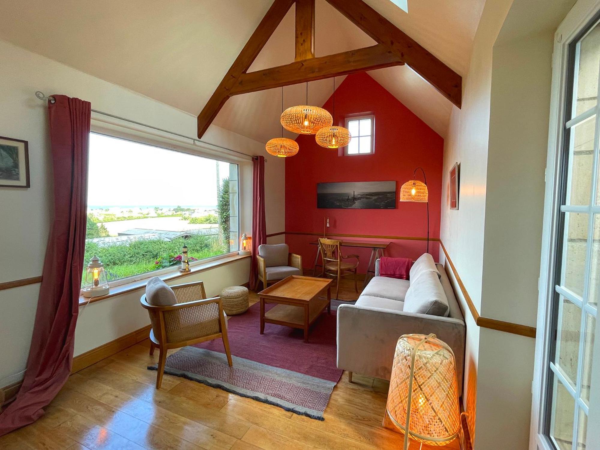 Maison De Charme Vue Sur Mer Pour 6 Pers Quinéville Zewnętrze zdjęcie