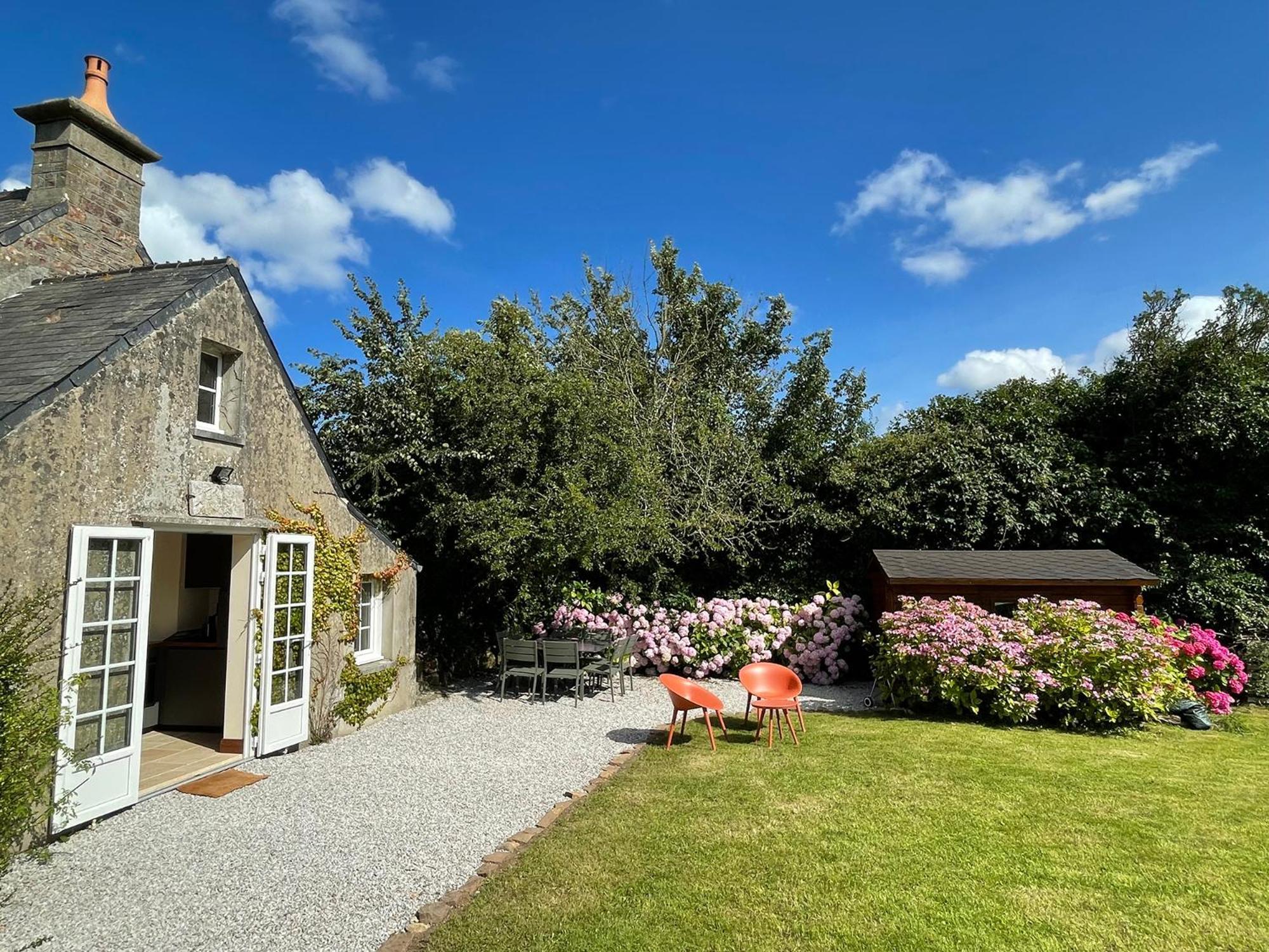 Maison De Charme Vue Sur Mer Pour 6 Pers Quinéville Zewnętrze zdjęcie