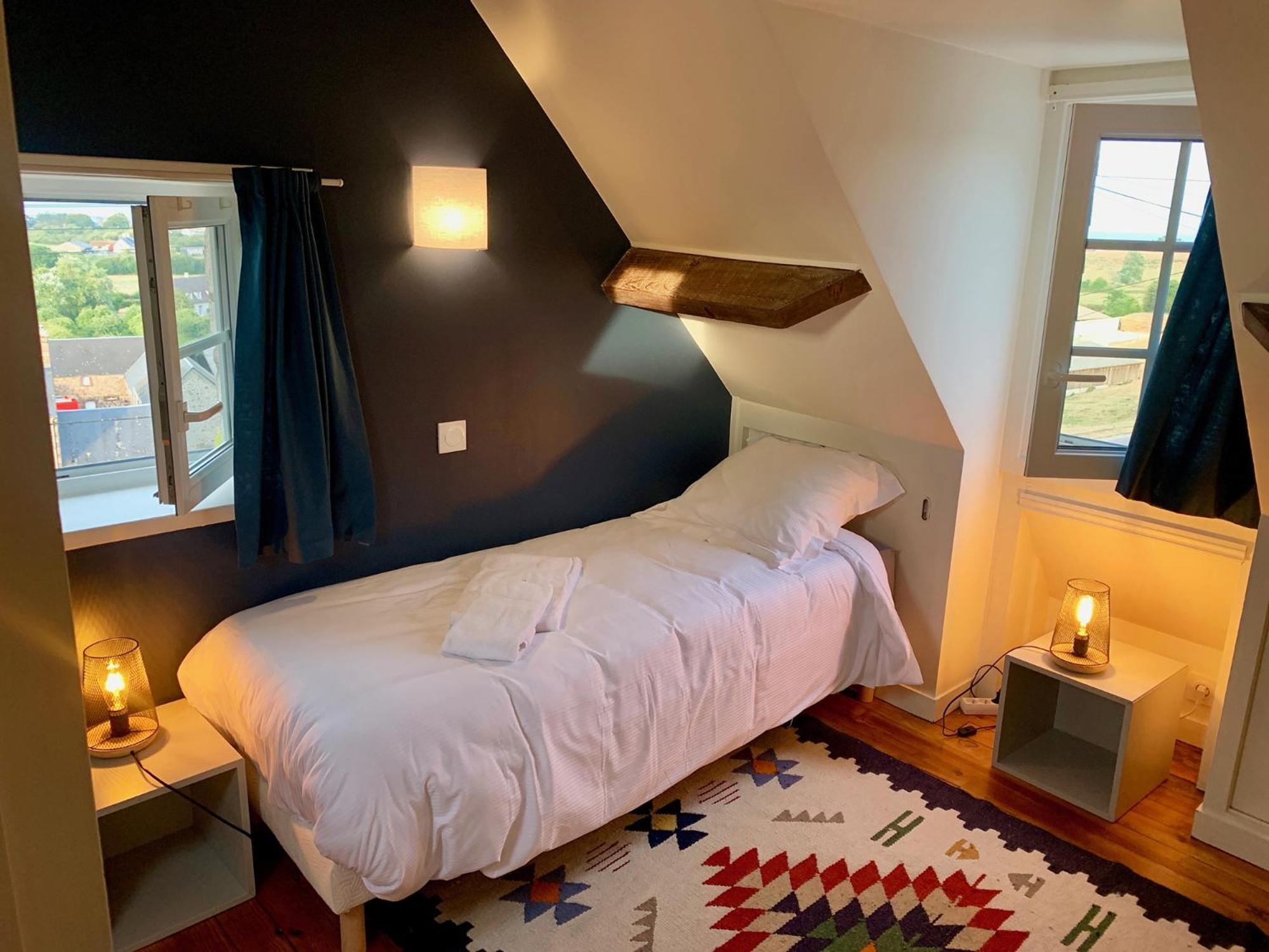 Maison De Charme Vue Sur Mer Pour 6 Pers Quinéville Zewnętrze zdjęcie